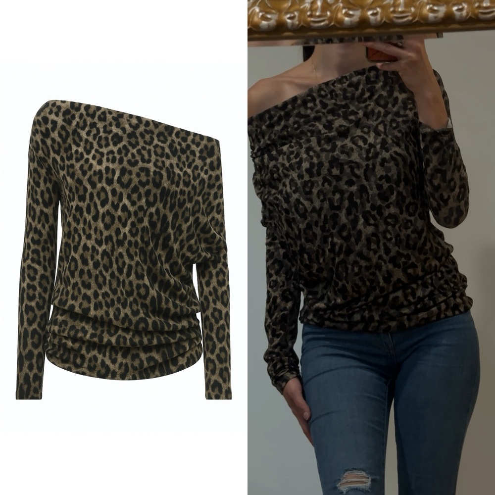 P.A.R.O.S.H. Leopard Print Women's Top Parosh